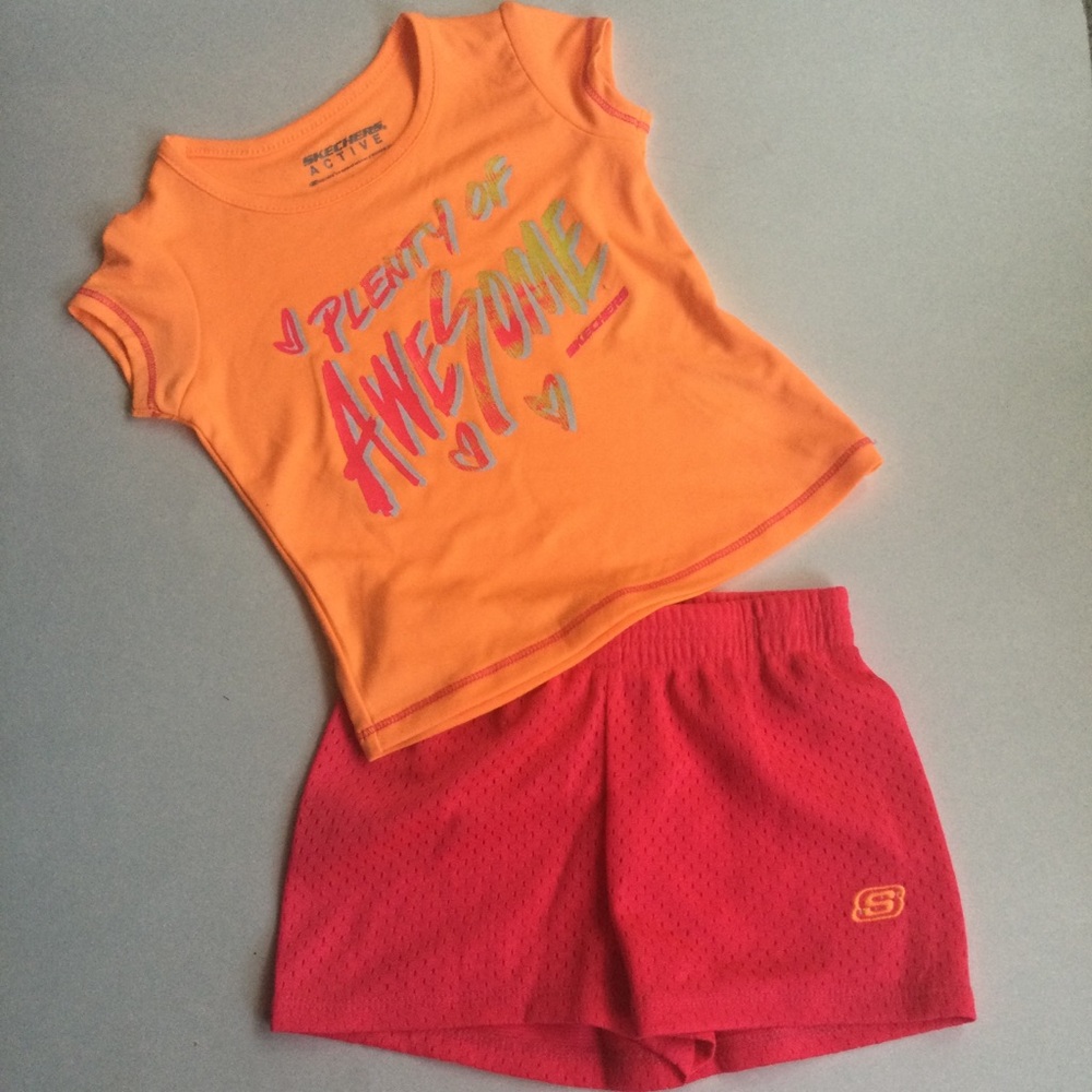 Skechers Girls Active Shorts Set 18Mo NEW